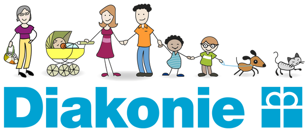 Logo Diakonie mit Familie