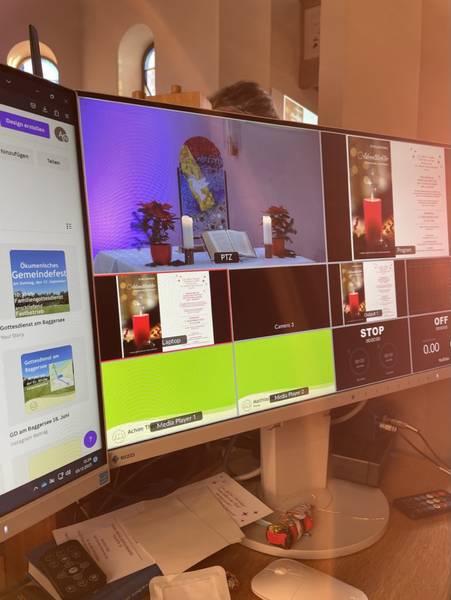 Ton- und Videotechnik in der Evang. Kirche Leopoldshafen